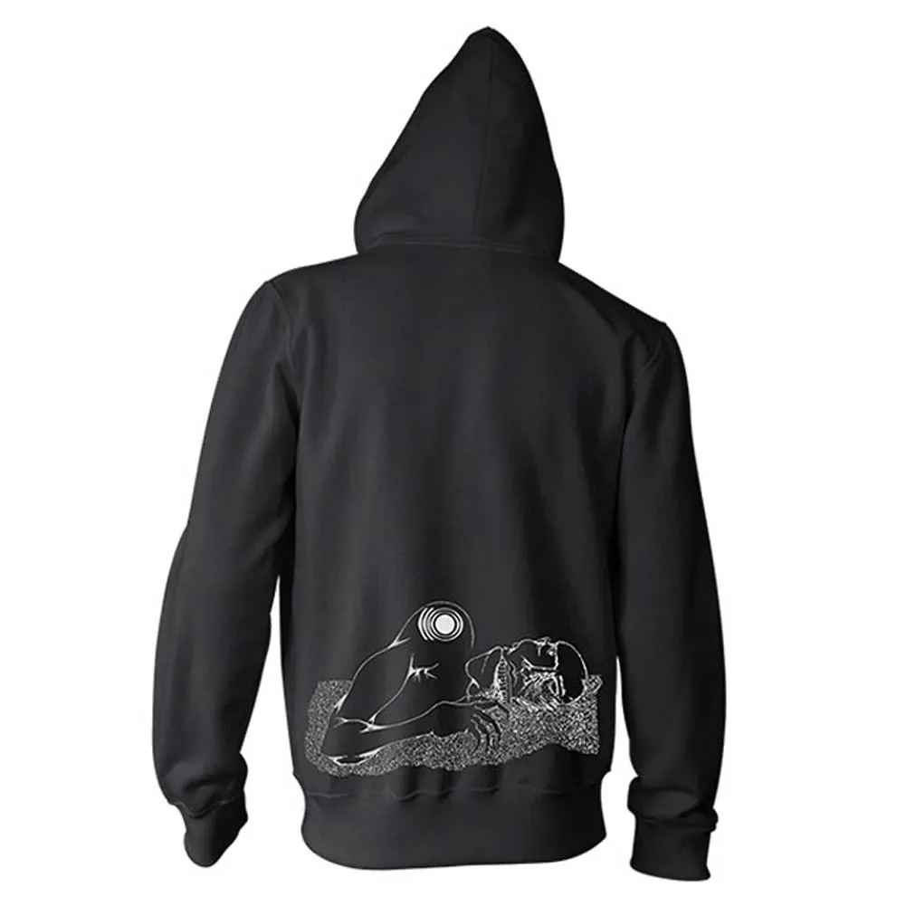 00 Void ZIP UP HOODIE Zippered Hooded Sweatshirt