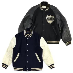 25x WOOL LEATHER BASEBALL JACKETS