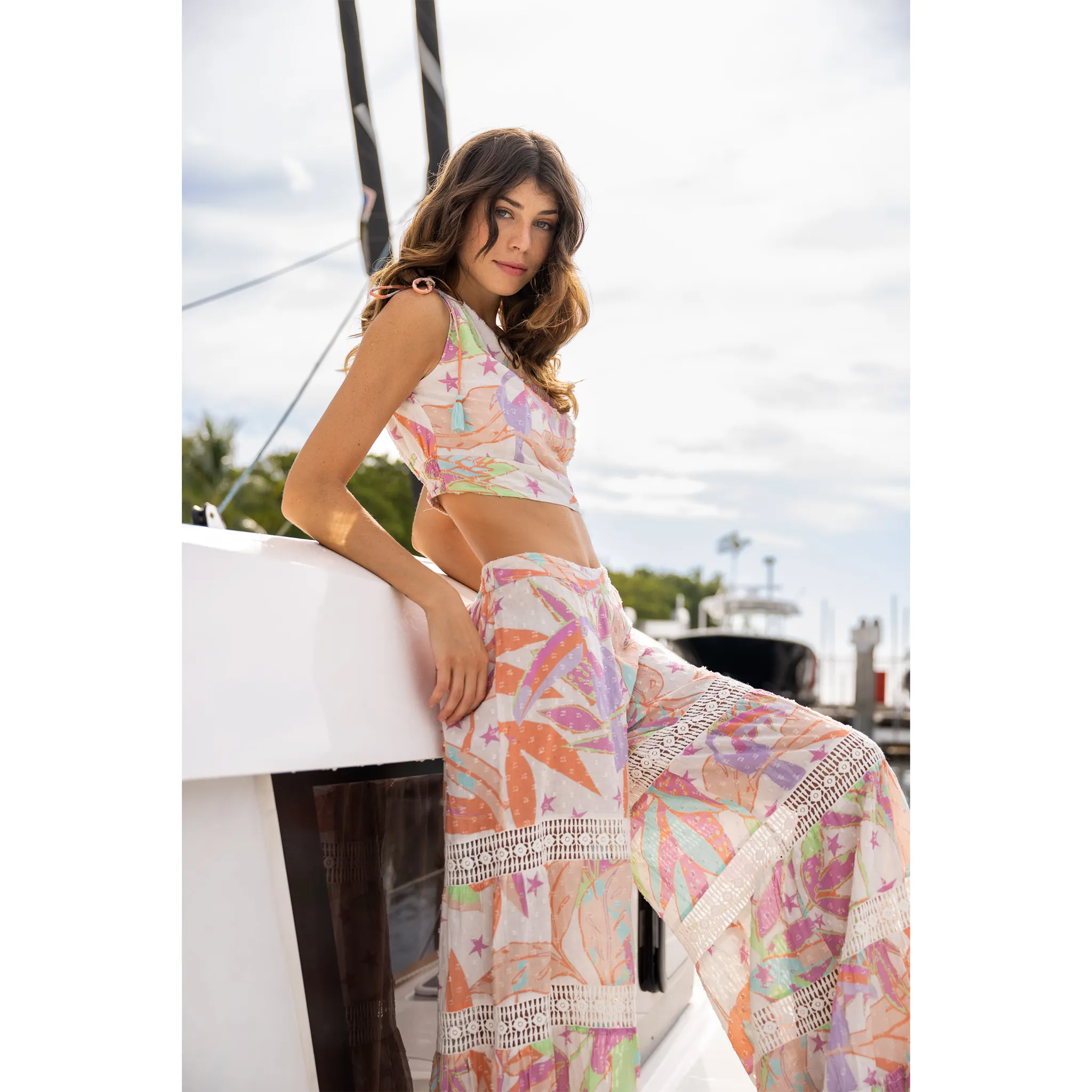 Aisha Floral Pants