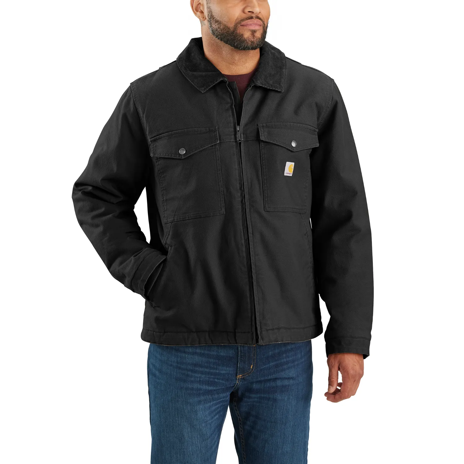 Carhartt Mens Rugged Flex Insulated Duck Jacket for Harsh Montana Weather