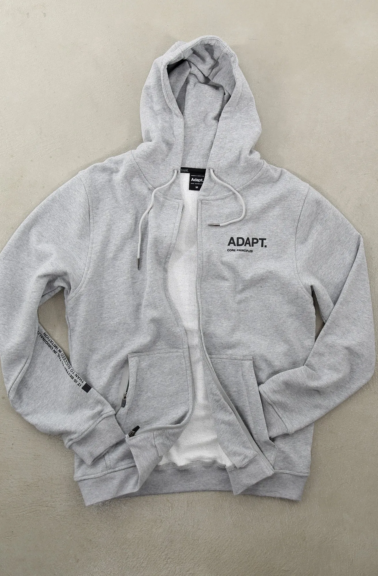 Core Principles (Men's A1 Heather Zip Hoody)