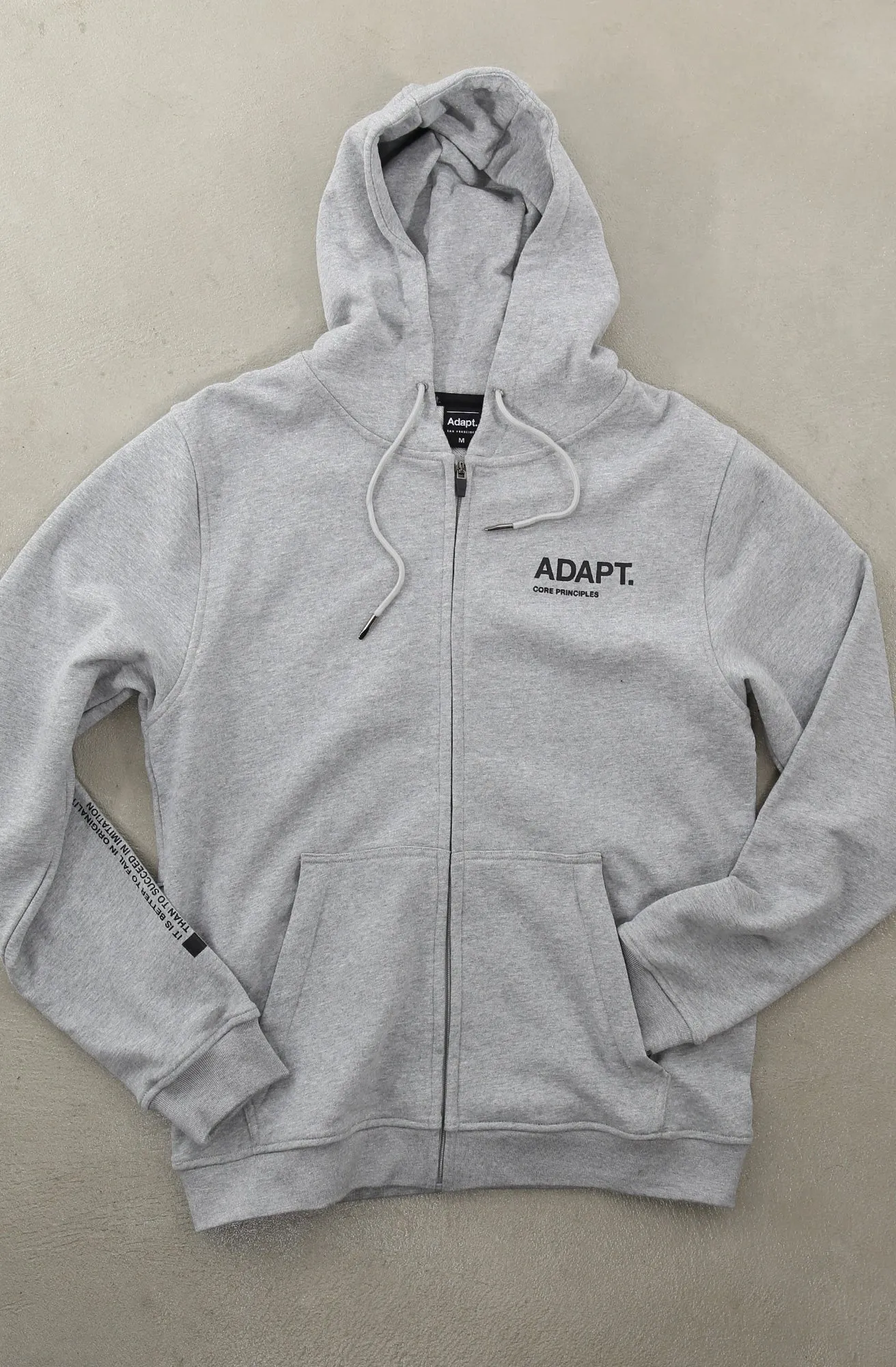 Core Principles (Men's A1 Heather Zip Hoody)