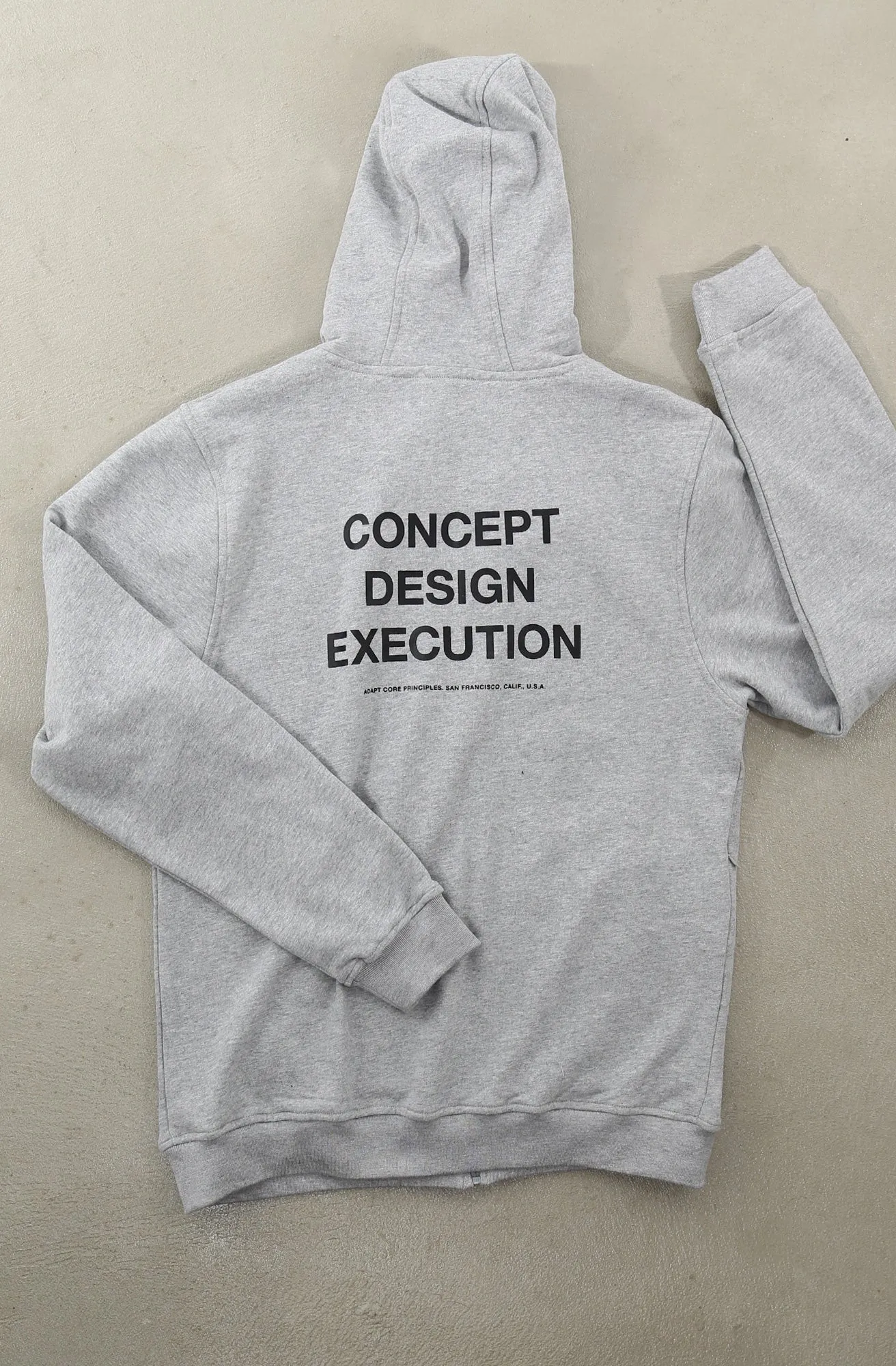 Core Principles (Men's A1 Heather Zip Hoody)