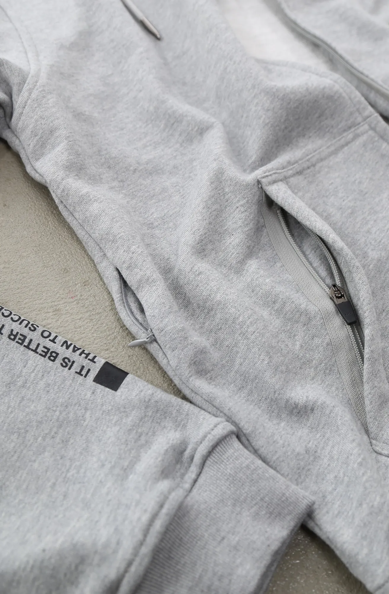 Core Principles (Men's A1 Heather Zip Hoody)