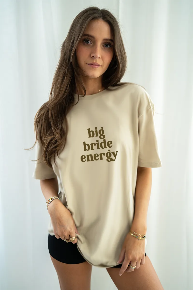 Custom Beige Wedding tee