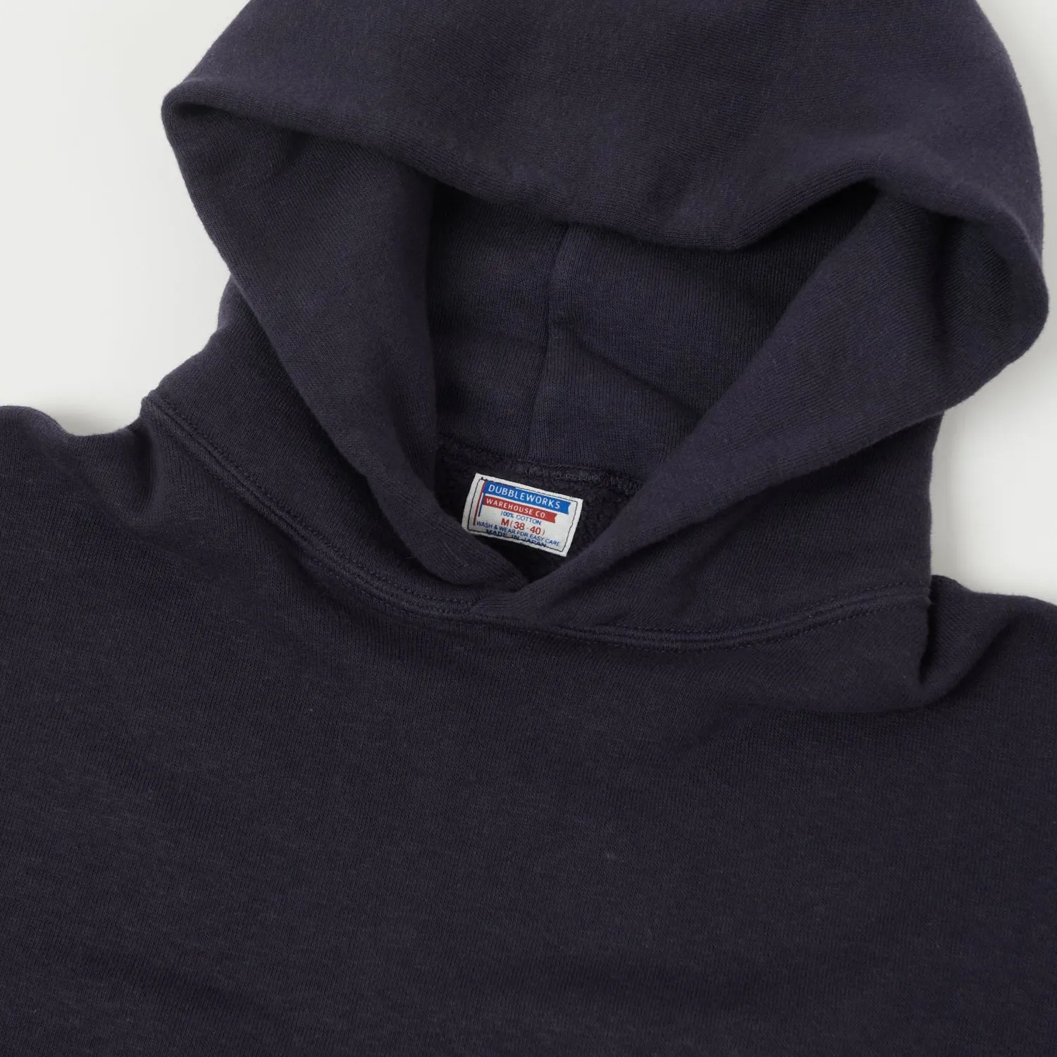 Navy Dubbleworks Tsuriami Sweat Hoodie with Drawstring Hood