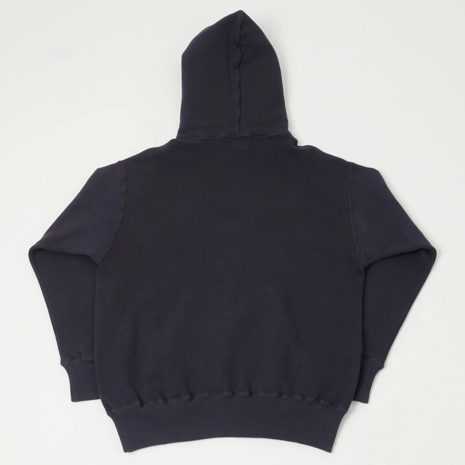 Navy Dubbleworks Tsuriami Sweat Hoodie with Drawstring Hood