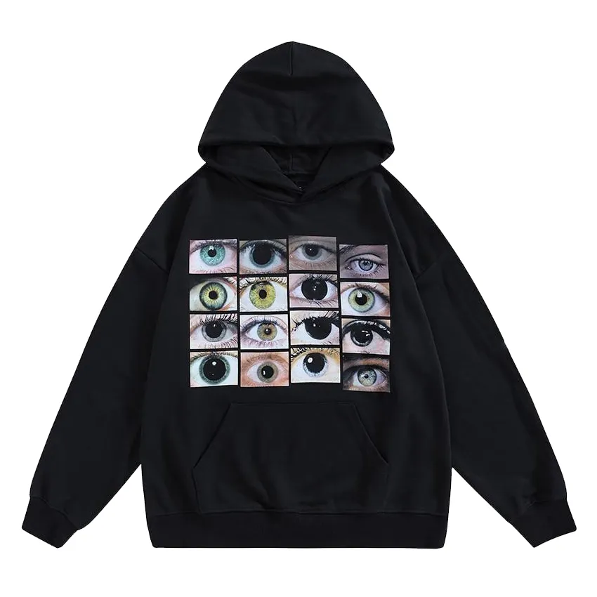 Sure, heres an optimized title for the product:

Stylish Eye Graphic Photo Hoodie - Comfortable & Trendy Sweatshirt