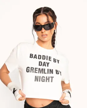 Gremlin Baddie Cropped Baby Tee