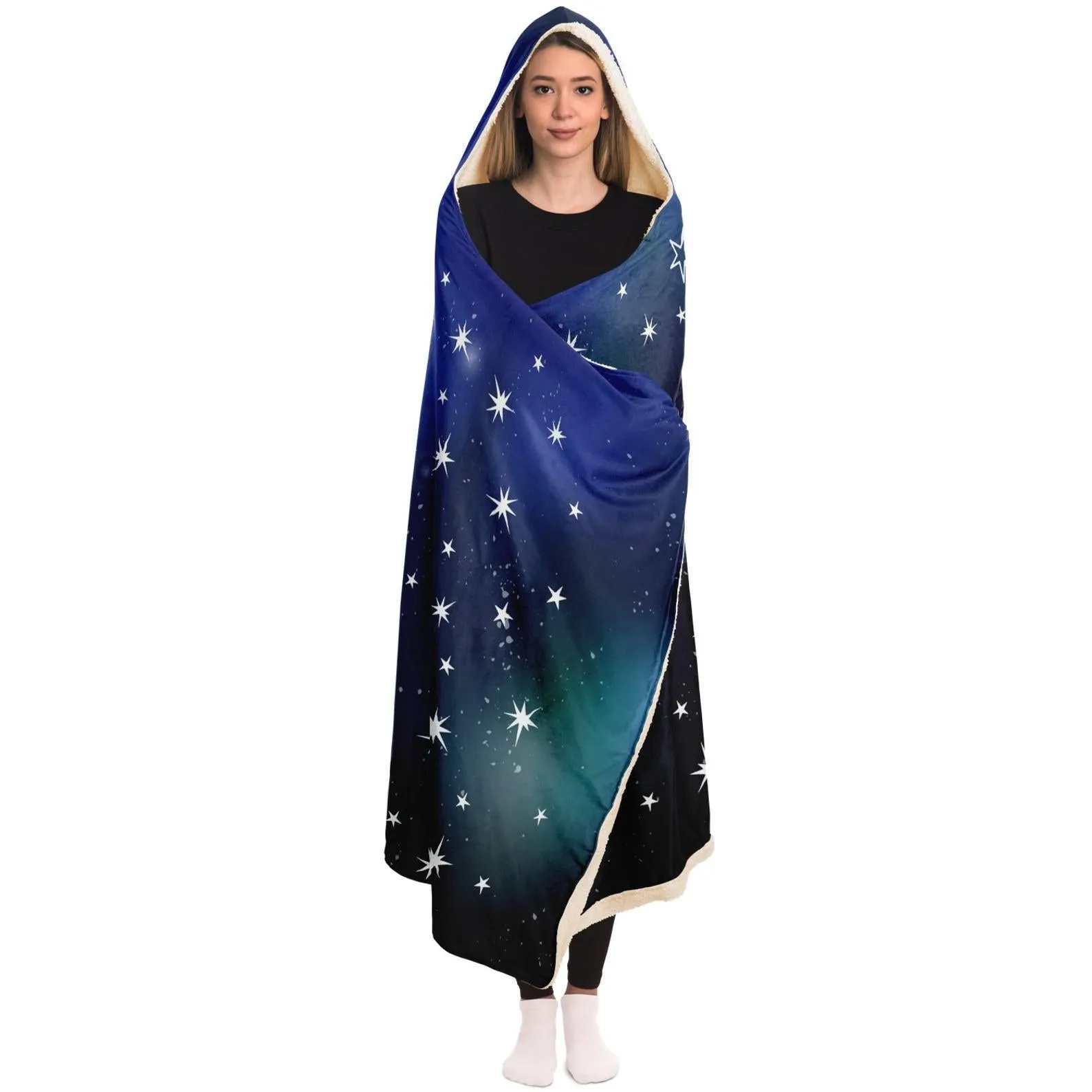 Leo Zodiac Star Sign Hooded Blanket, Leo Hooded Throw, Leo Birth Sign Blanket, Vivid Pattern Blanket, Teen Girls Adult Hooded Blanket