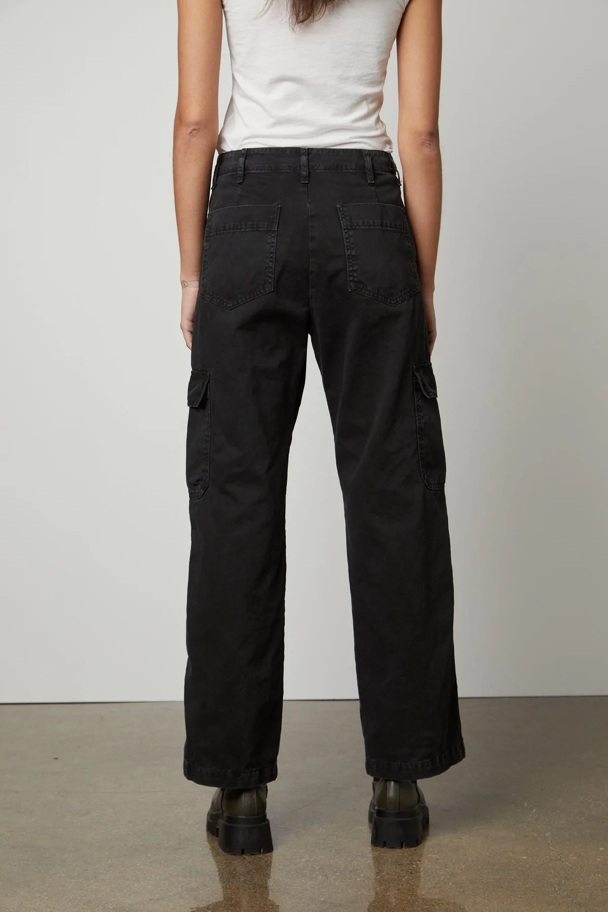 Sanded Twill Cargo Pant by Makayla - Styled and Durable Design