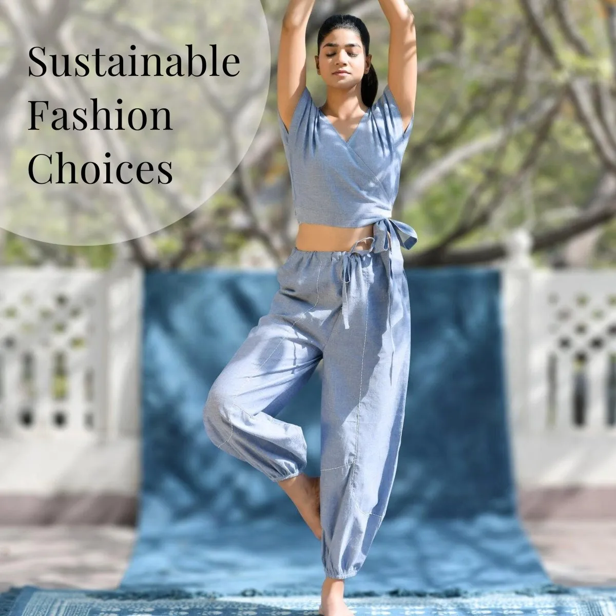 Natural Cotton Harem Pants