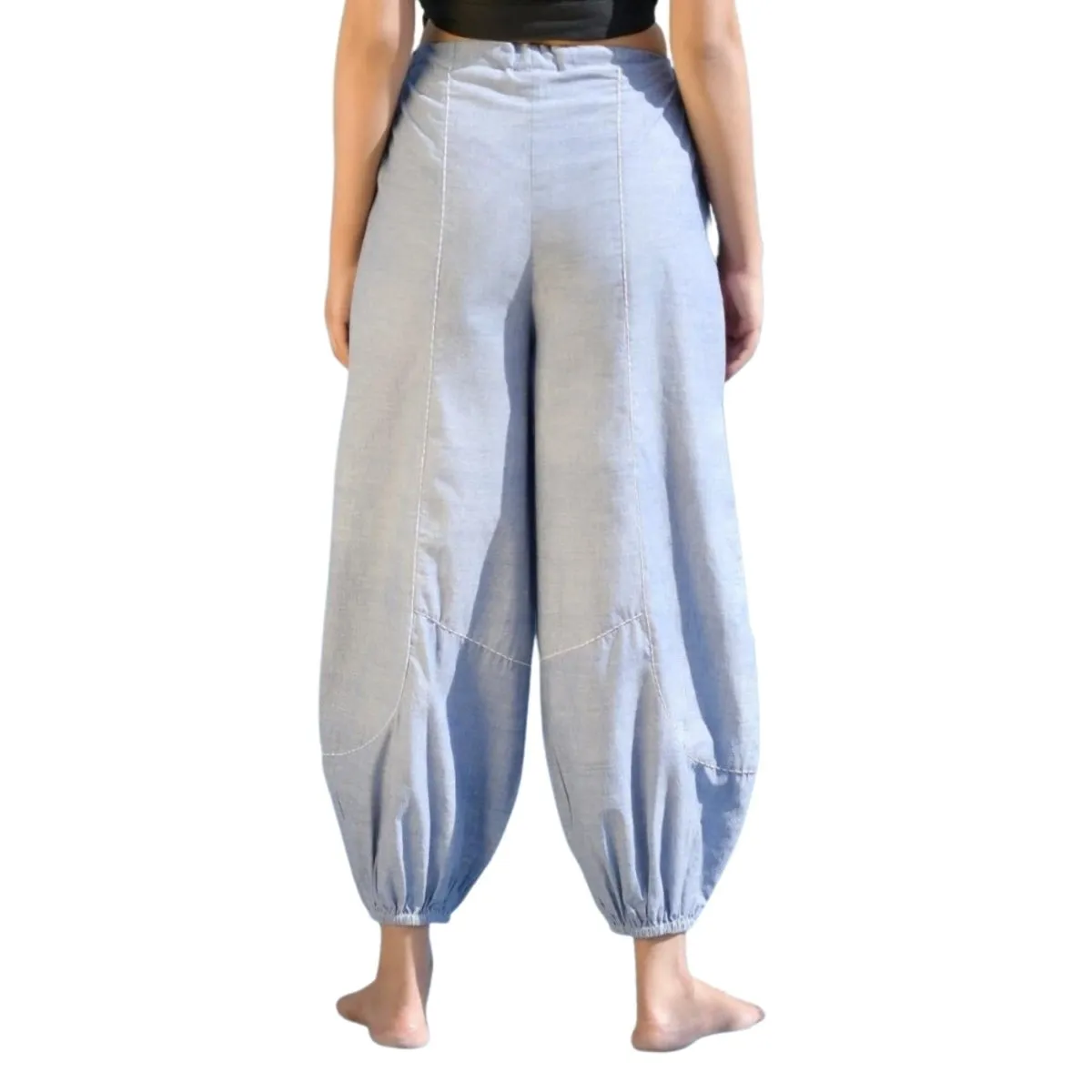 Natural Cotton Harem Pants