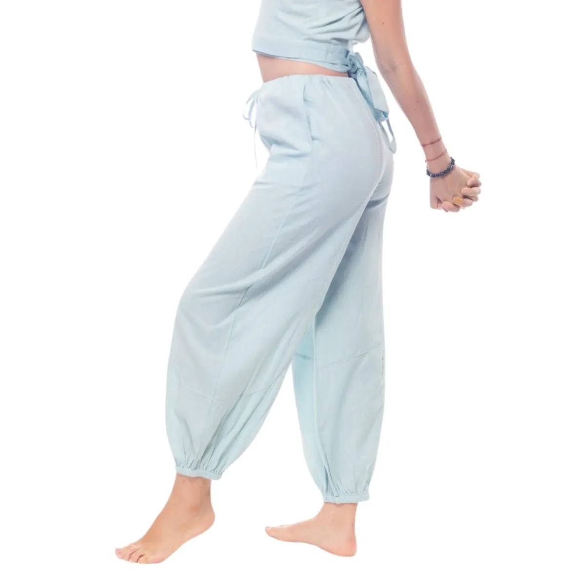 Natural Cotton Harem Pants