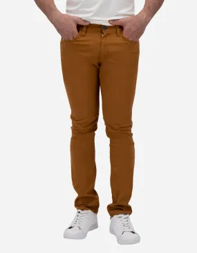 Pantalón de Gabardina Jean Cut Slim Fit - Oro