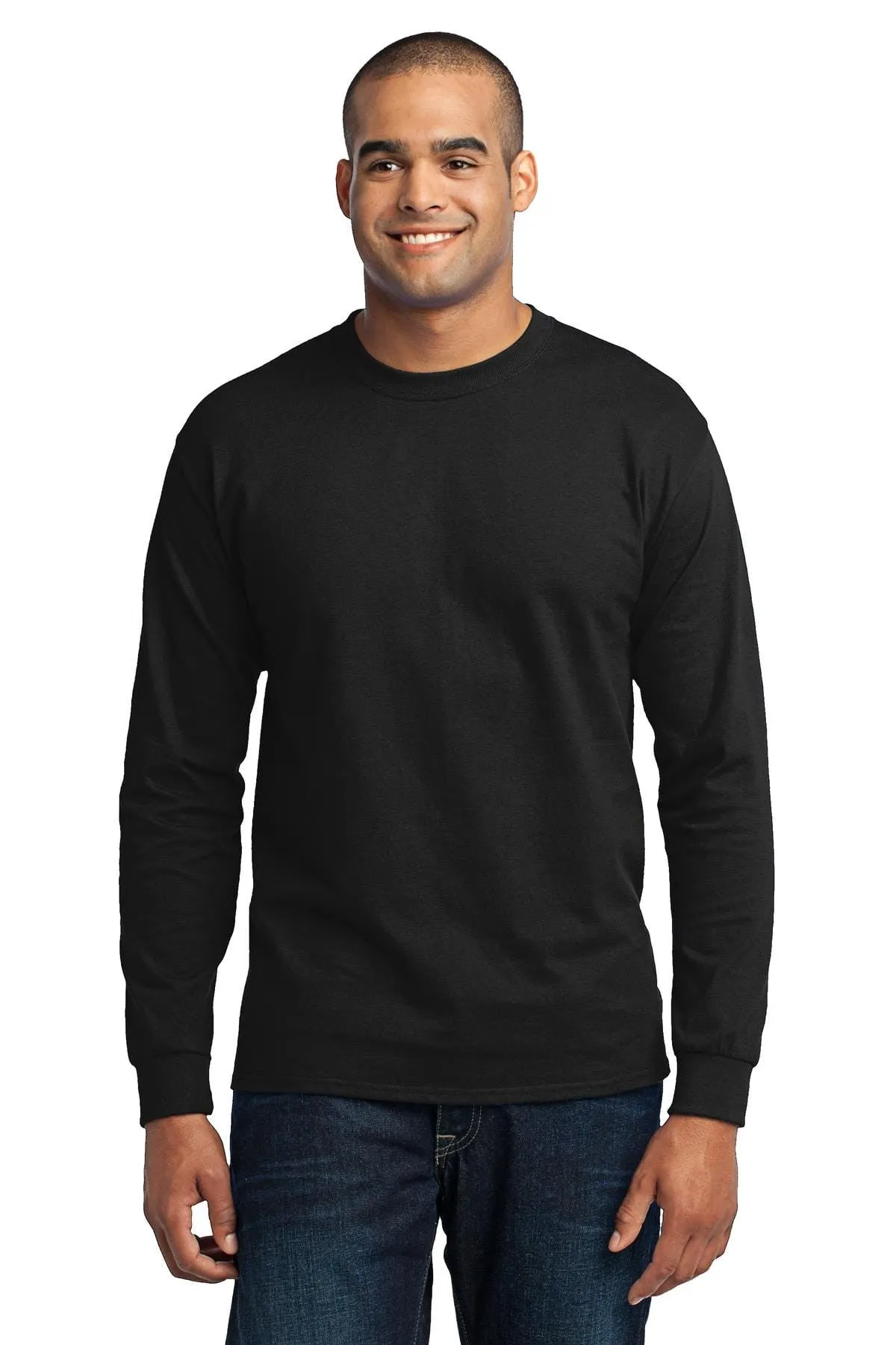 Port & Company 50/50 Poly/Cotton Tall Long Sleeve Tee