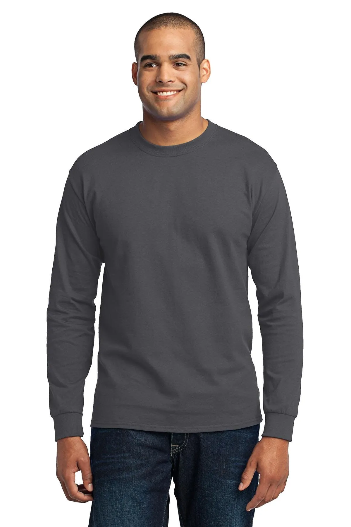 Port & Company 50/50 Poly/Cotton Tall Long Sleeve Tee