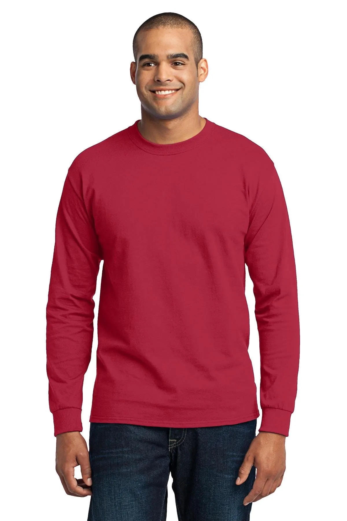 Port & Company 50/50 Poly/Cotton Tall Long Sleeve Tee