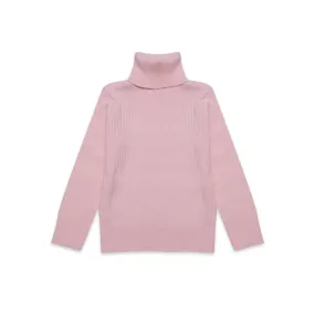 Ribbed Turtleneck pink