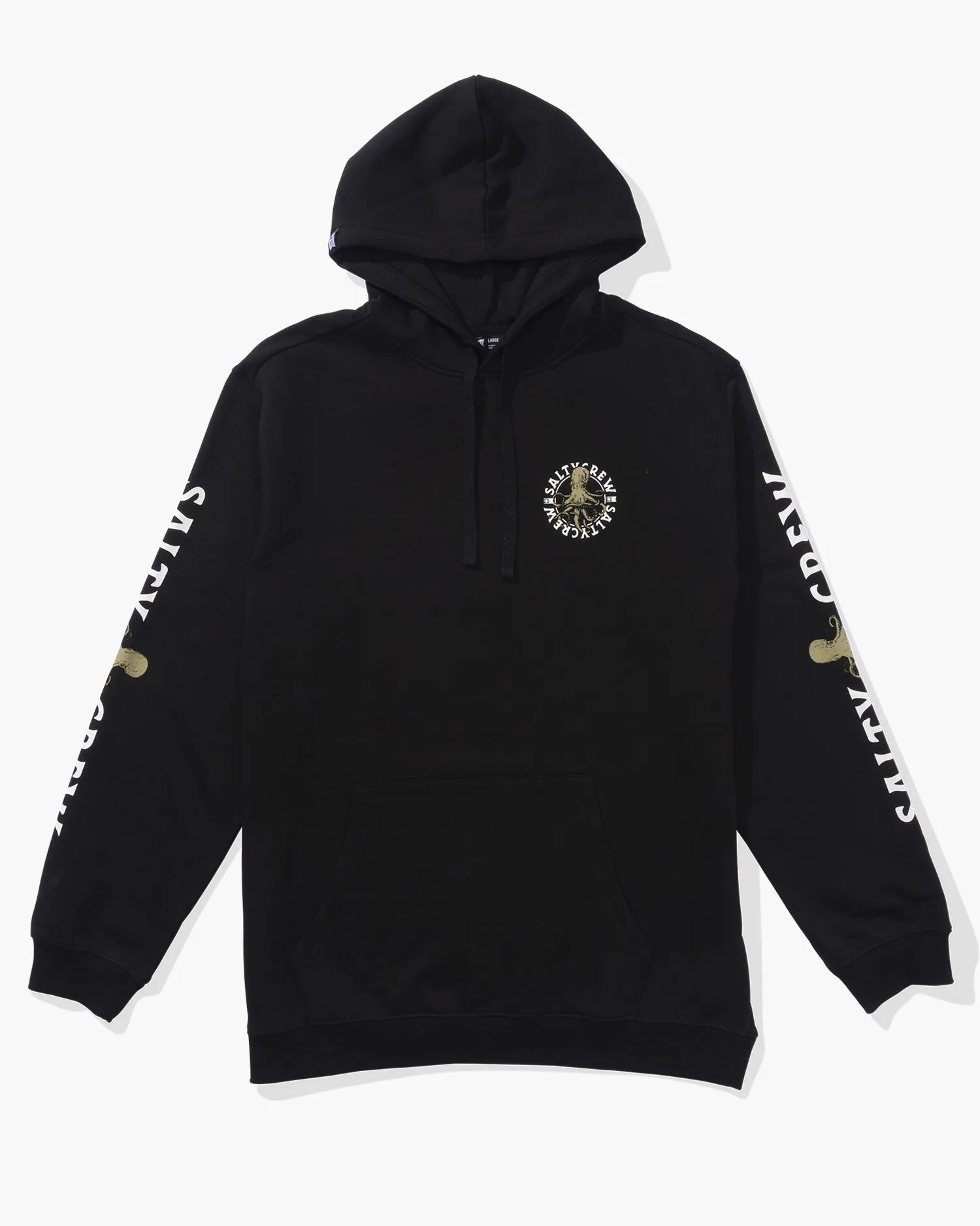 Tentacles Black Hood Fleece