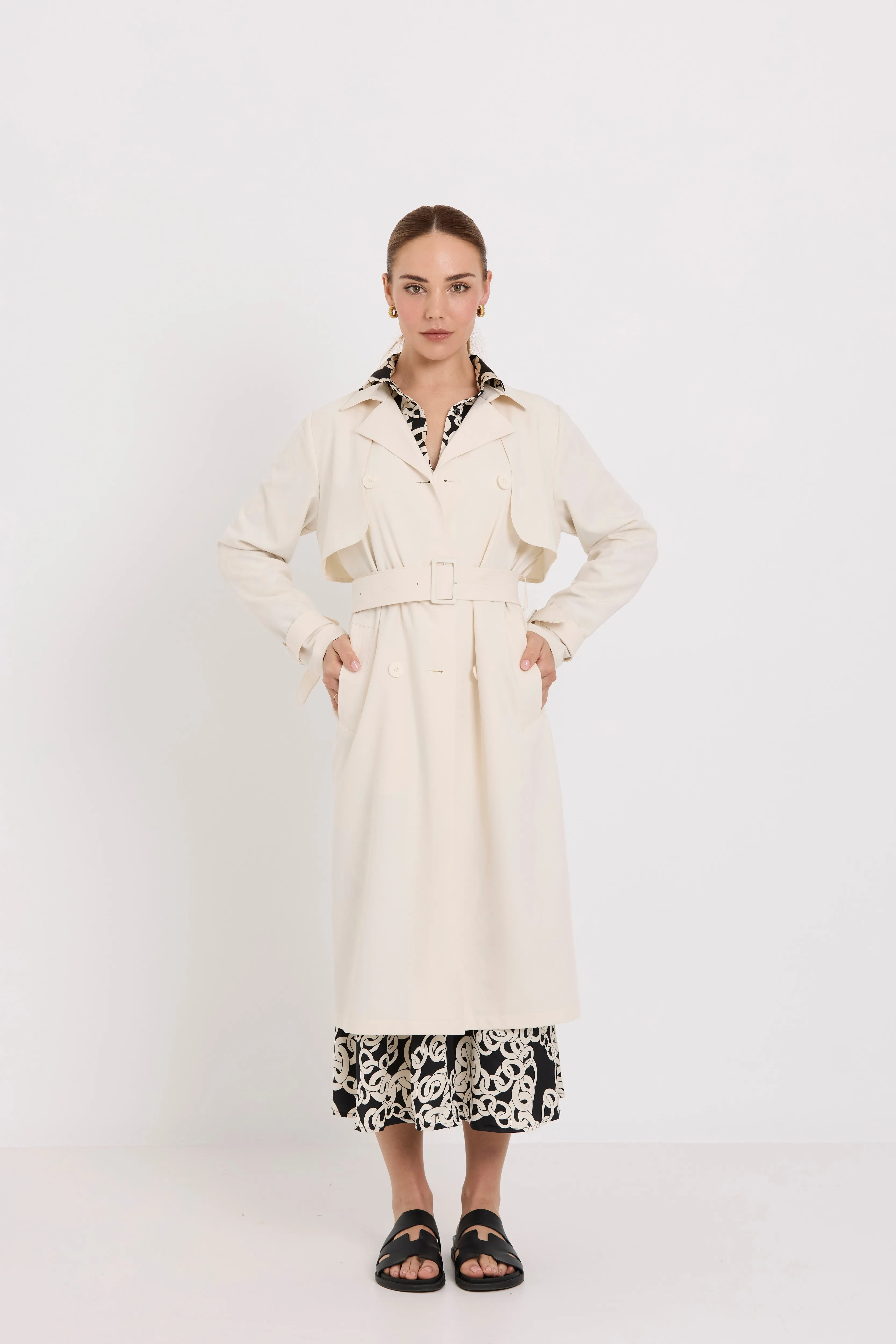 Trench Coat | Ivory