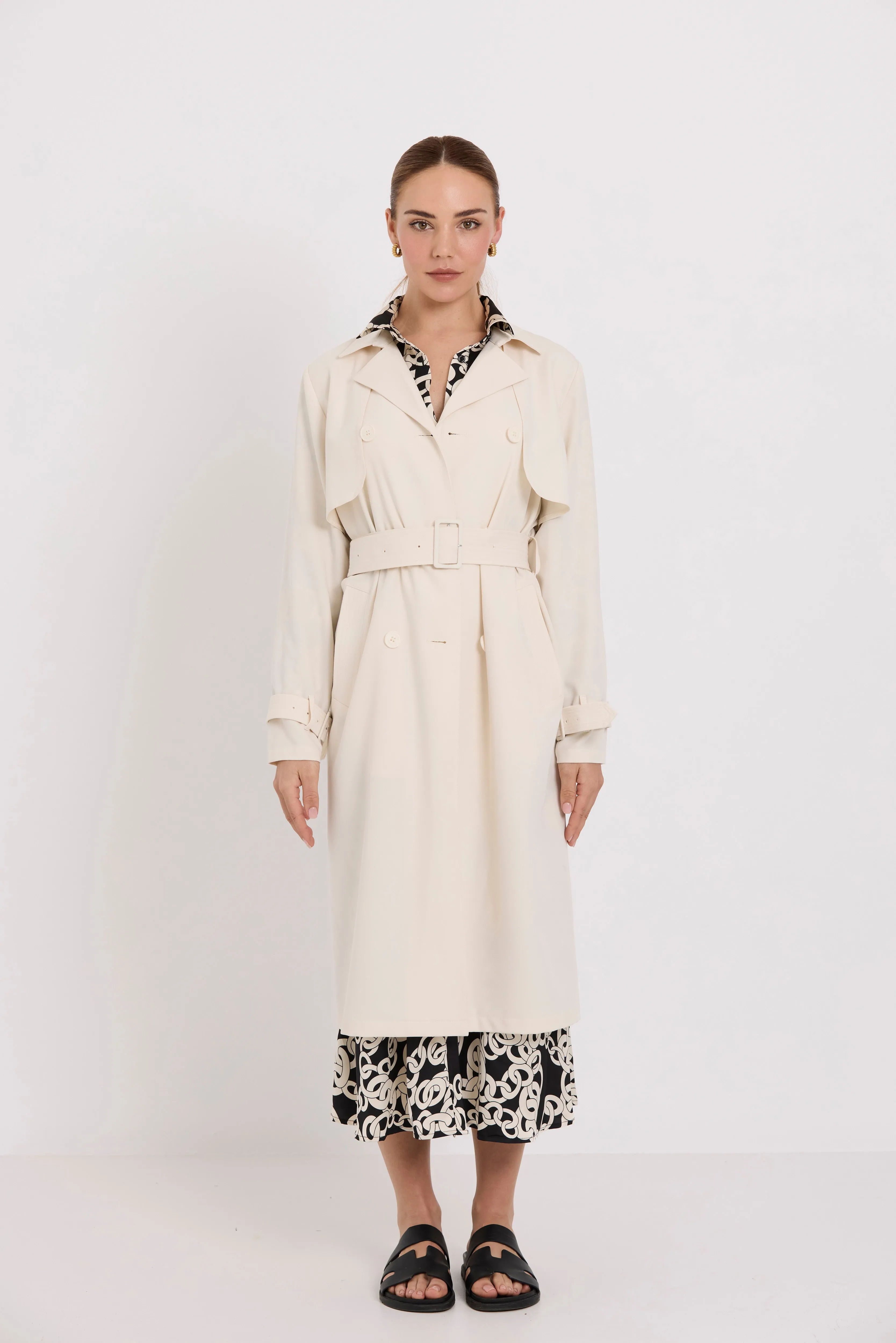 Trench Coat | Ivory