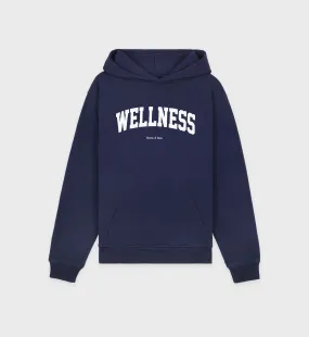 Wellness Ivy Hoodie - Navy/White